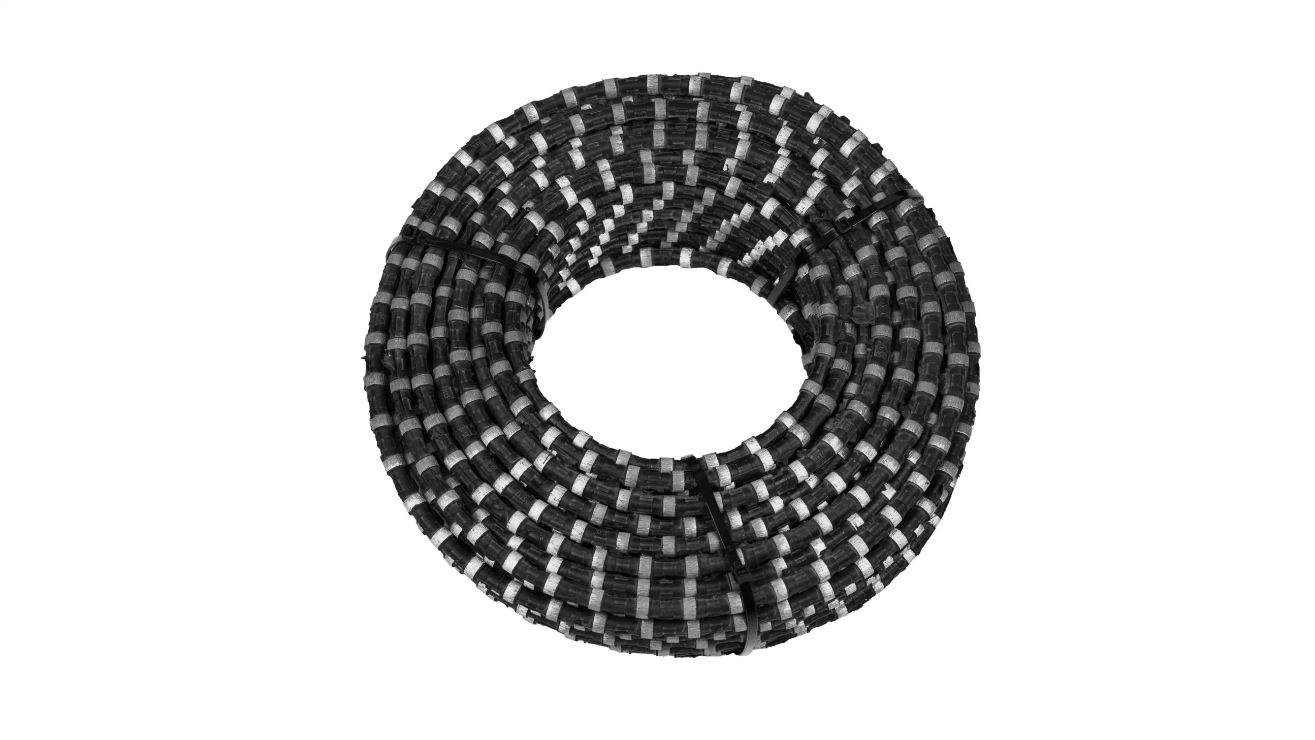 Hot Pressed Sintering Beads Diamond Wire Saw Rope for Marble/Granite/Steel Mine/Steel Bridge Cutting Diamond Cutting Rope Saw Wire