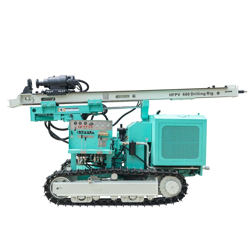 Diesel Piling Equipment Fast Moving Crawler Hydraulic Engineering Solar Pile Driver Drilling Rig