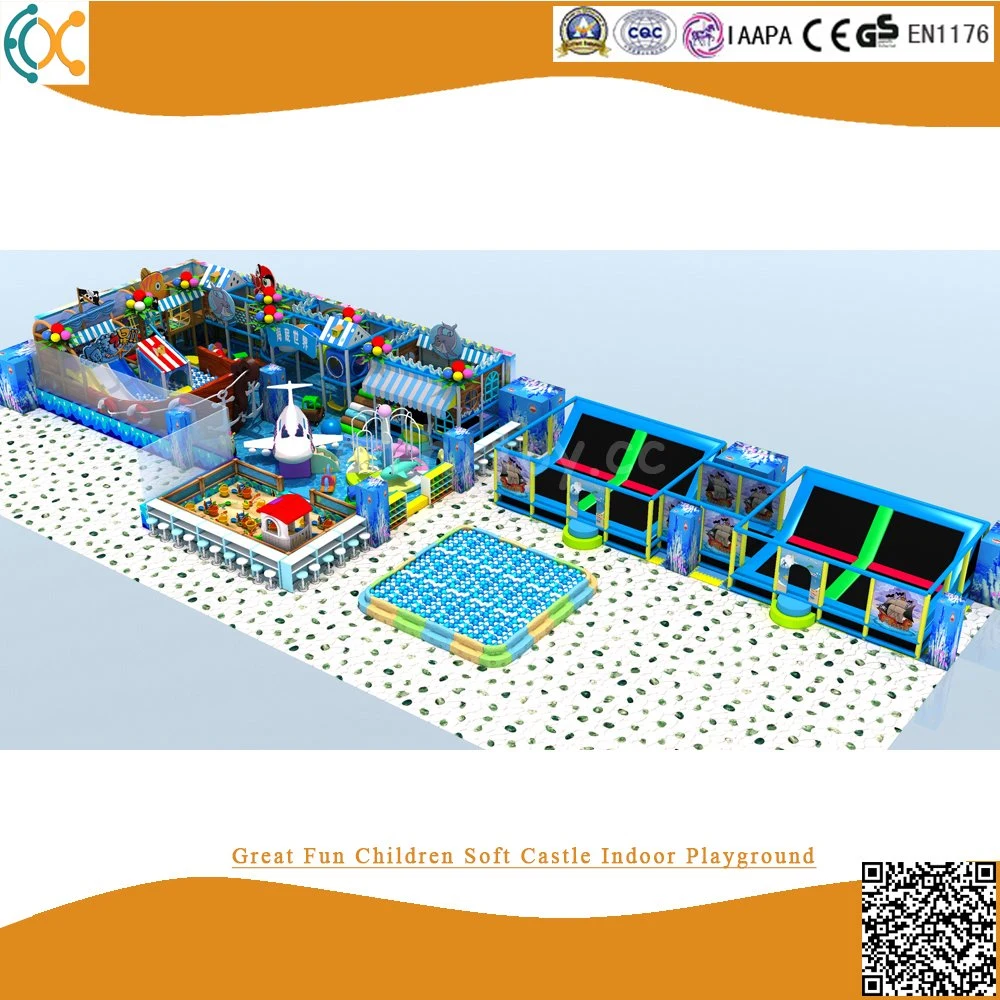 Great Fun Children Soft Castle Indoor Playground