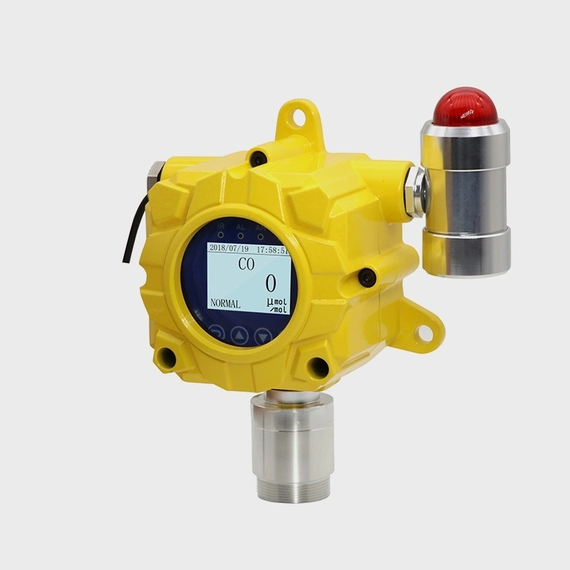 Detector de hidrógeno de fábrica Precio 4-20mA H2 alarma de fuga de gas Detector Detector de hidrógeno fijo