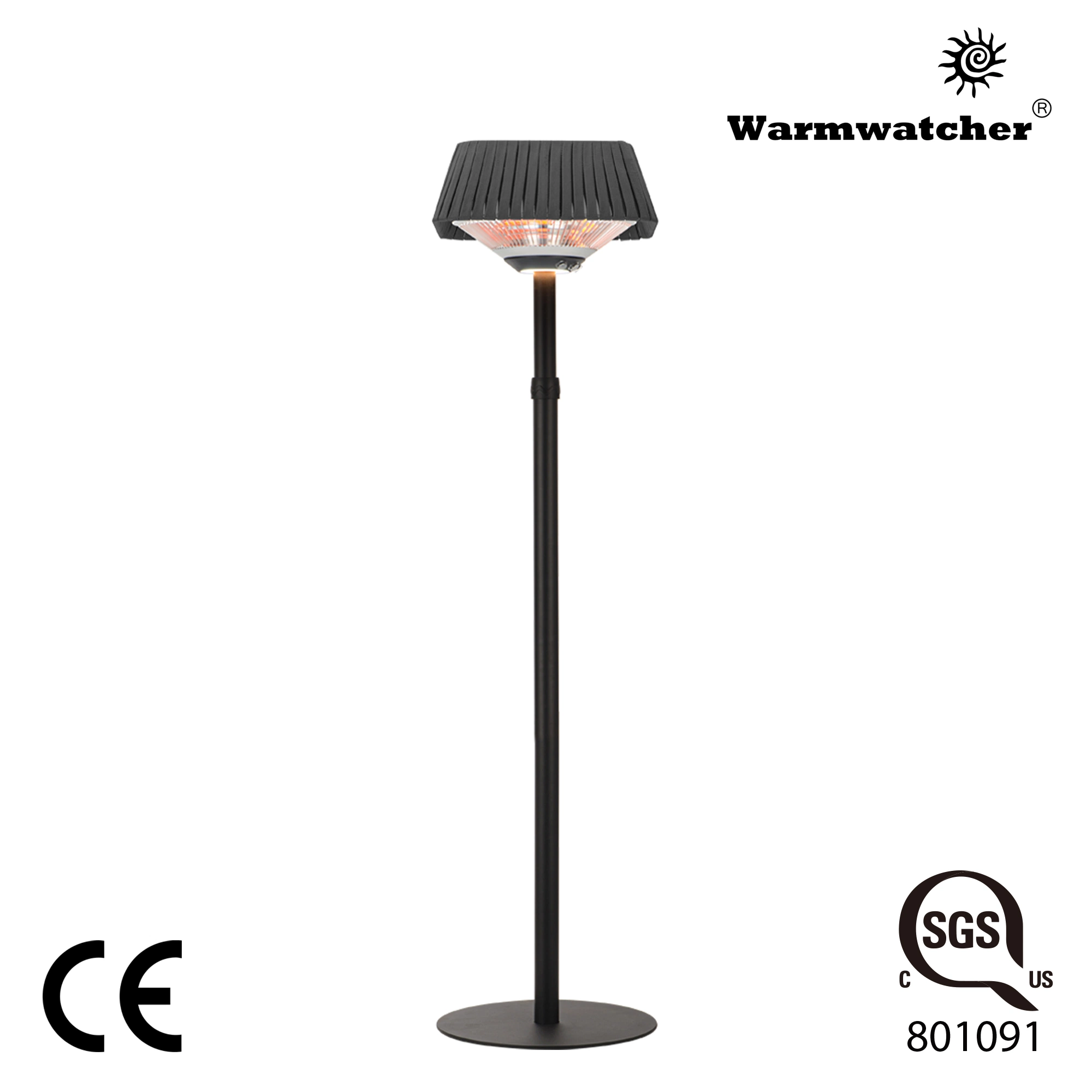 Warmwatcher Patio Outdoor Furniture Balcony Terrace Commercail Heater with Hood Lounge Podium