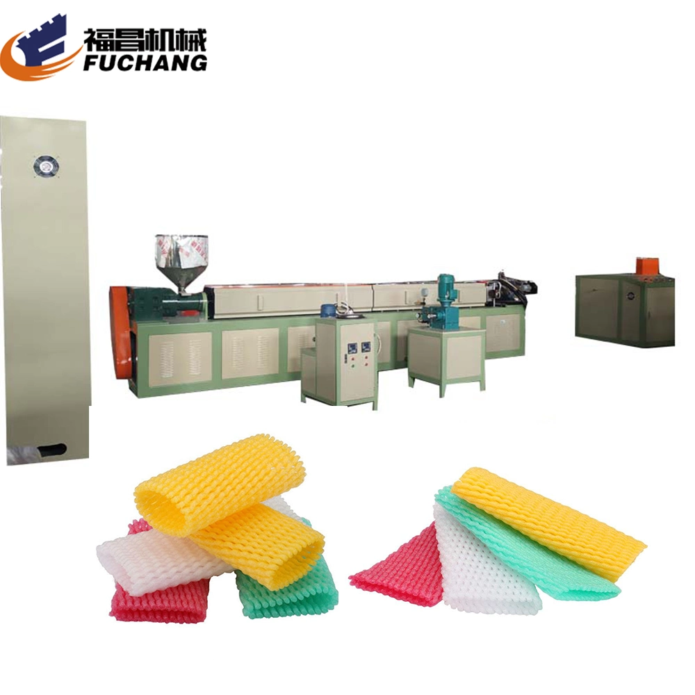 Mesh Plastic Foam Extrusion PE Line Fruit Net Making Machine