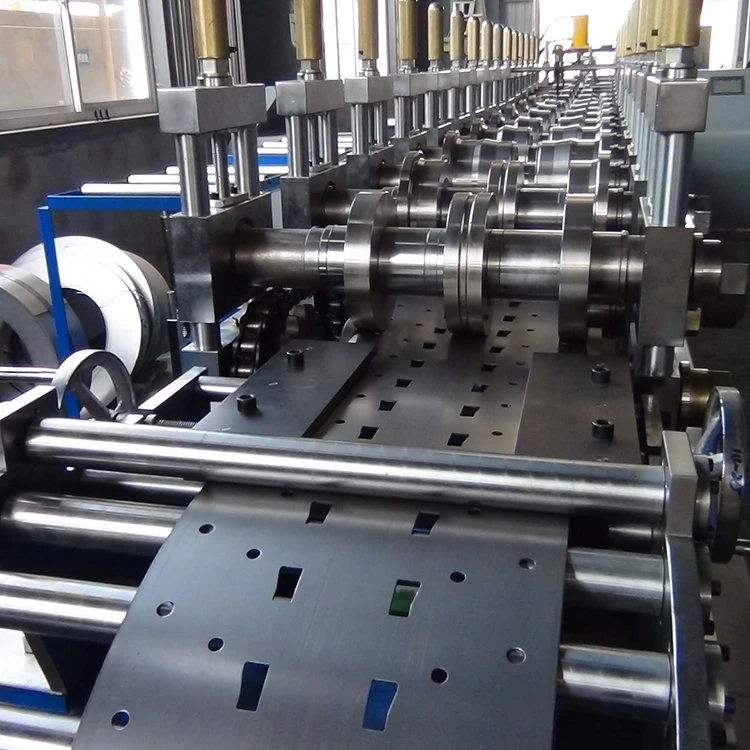 Storage Warehouse Shelf Production Line Upright Rack Column Roll Forming Machine Equipment