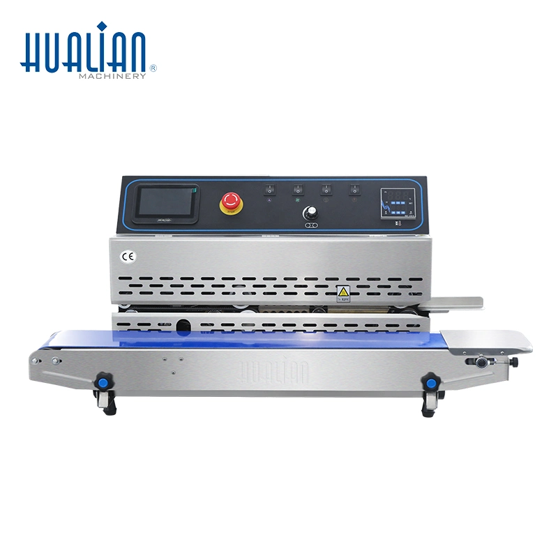 FRP-810I Hualian Stainless Steel Bag Sealing Machine Intelligent Ink-Jet Continuous Band Sealer