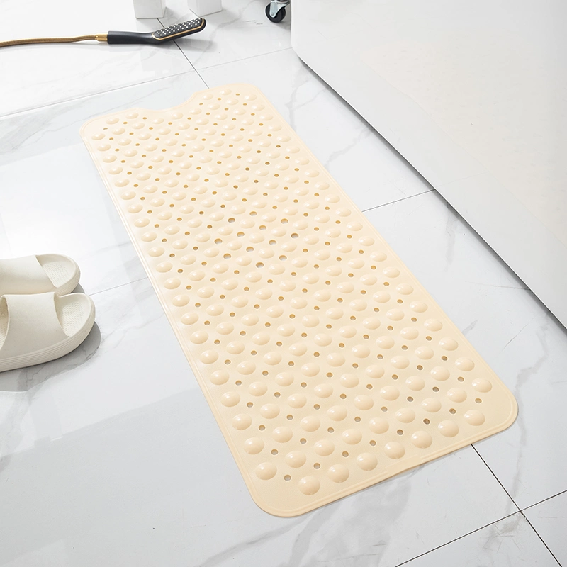 Tapis de salle de bain antidérapant pour salle de douche en plastique PVC Tapis de douche avec bain bouillonnant et zone humide