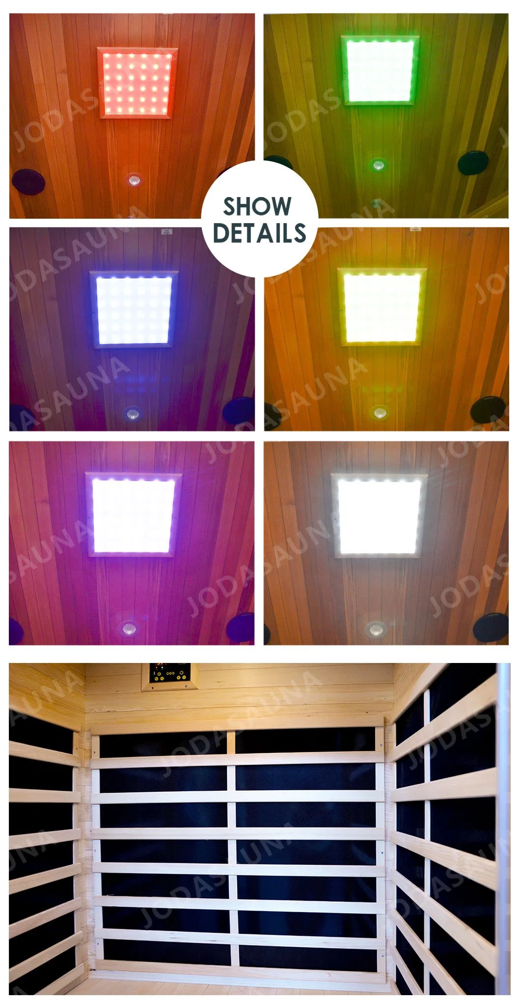 Factory Supply Infrared Sauna Best Quality 2 Person Low Emf Saunas