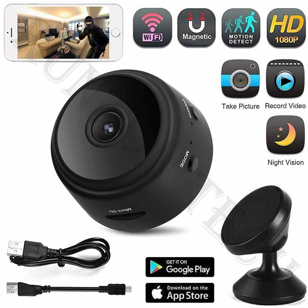 Home Security WiFi Full HD Mini Camera Nanny Baby Monitor A9