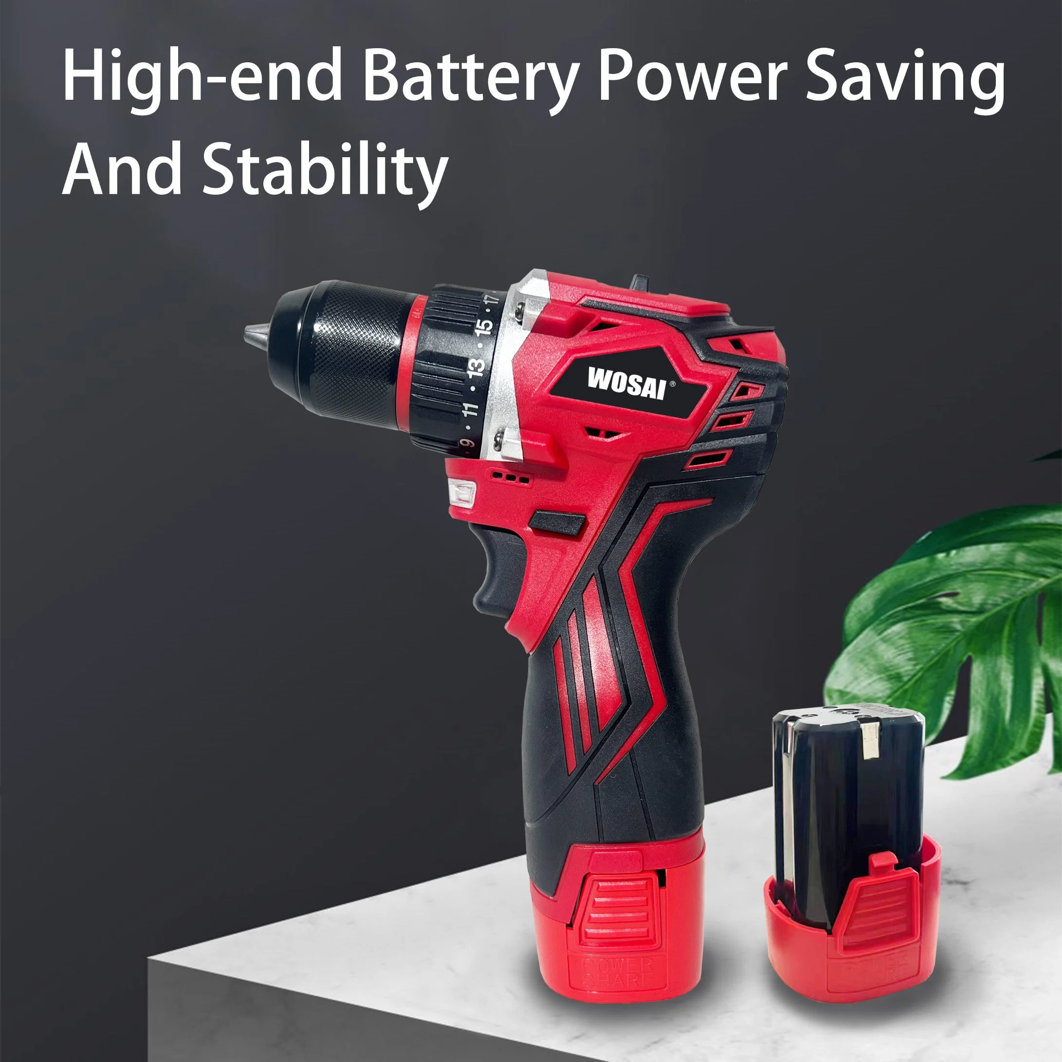 16V Brushless Battery Screwdriver HSS Drill Bit Auger Tools Hardware Power Drill Screw Drilling Machine