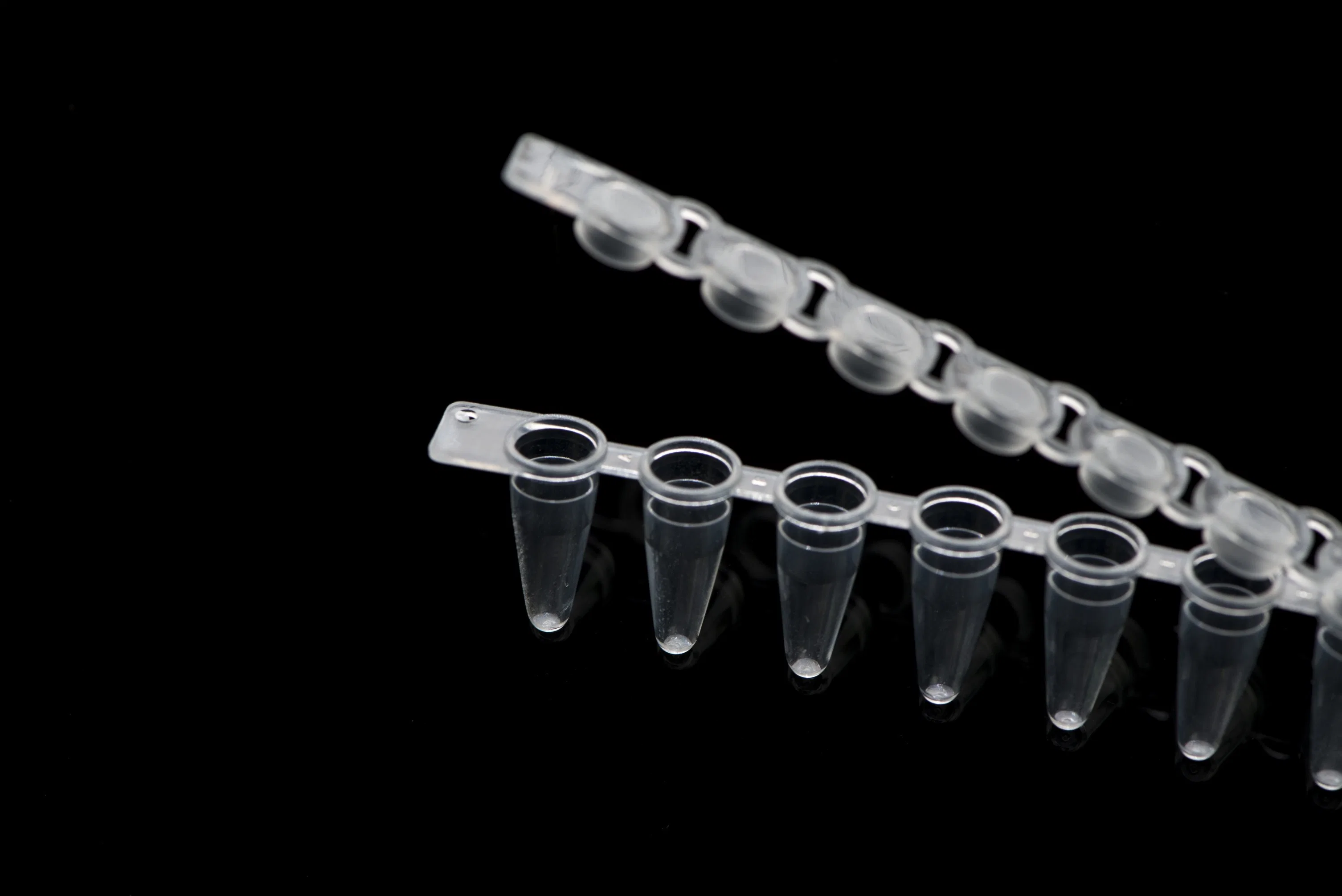 with CE Laboratory DNA/Rnase Optical Flat Cap 0.1ml 0.2ml 8PCS Strips PCR Tube