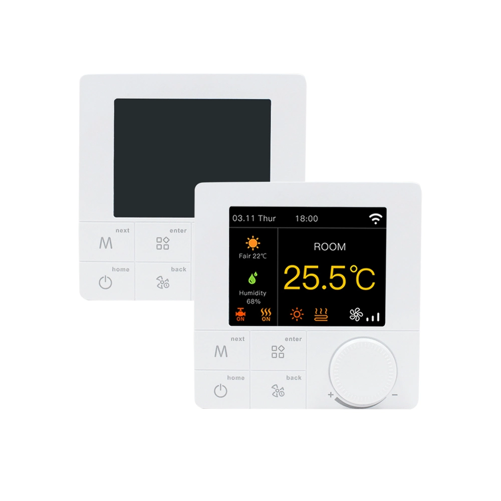 RGB Color Touch Screen Smart Heating Thermostat Temperature Regulator Htw-Wf81