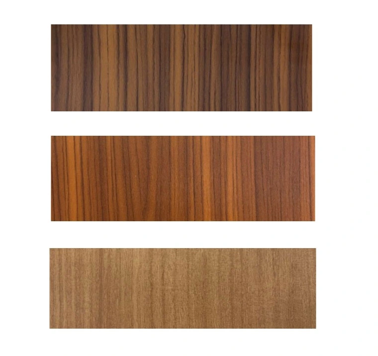 PVC Laminated Composite Steel Sheet Wood Pattern Color Laminated Steel Plate for Wall Panel