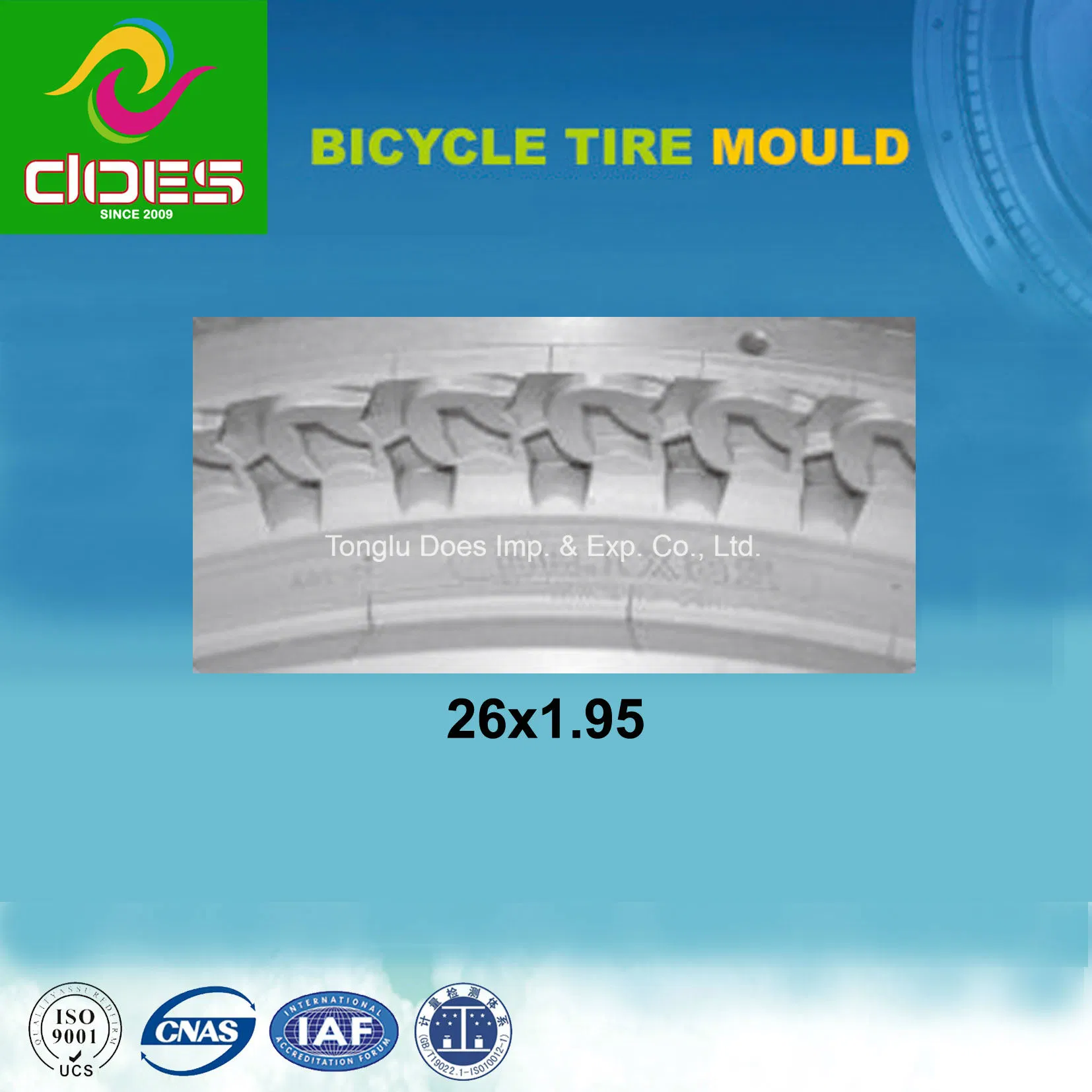 Solid Bicycle Tyre Mould with Size 26X1.95