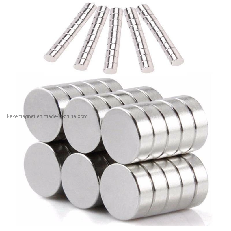 Super Strong N35 N42 Rare Earth Neodymium Round Cylinder Permanent Magnets