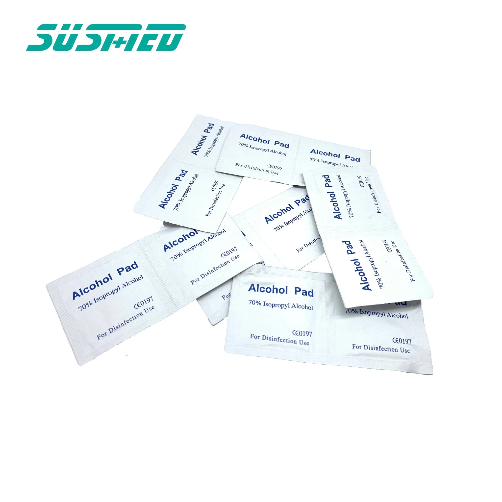 Toallitas de alcohol Prep Pad para uso profesional y el Hospital de desinfección antibacteriana