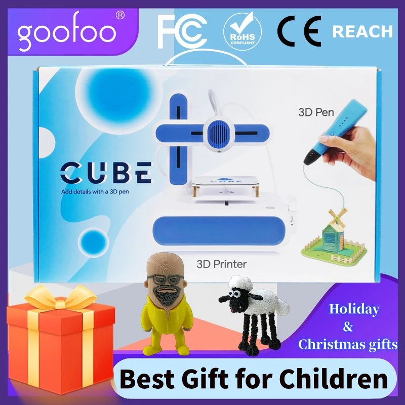 Goofoo Oemodm Children's 3dprinter and 3D Printing Pen Promotion Gift Sets for Christmas Ideas