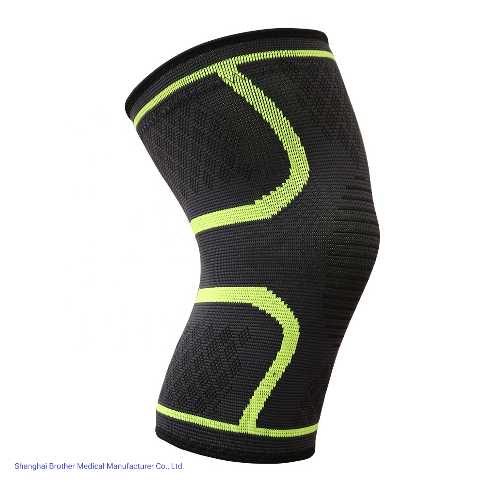 Adjustable Silicone Sports Bind Knee Sleeve Brace