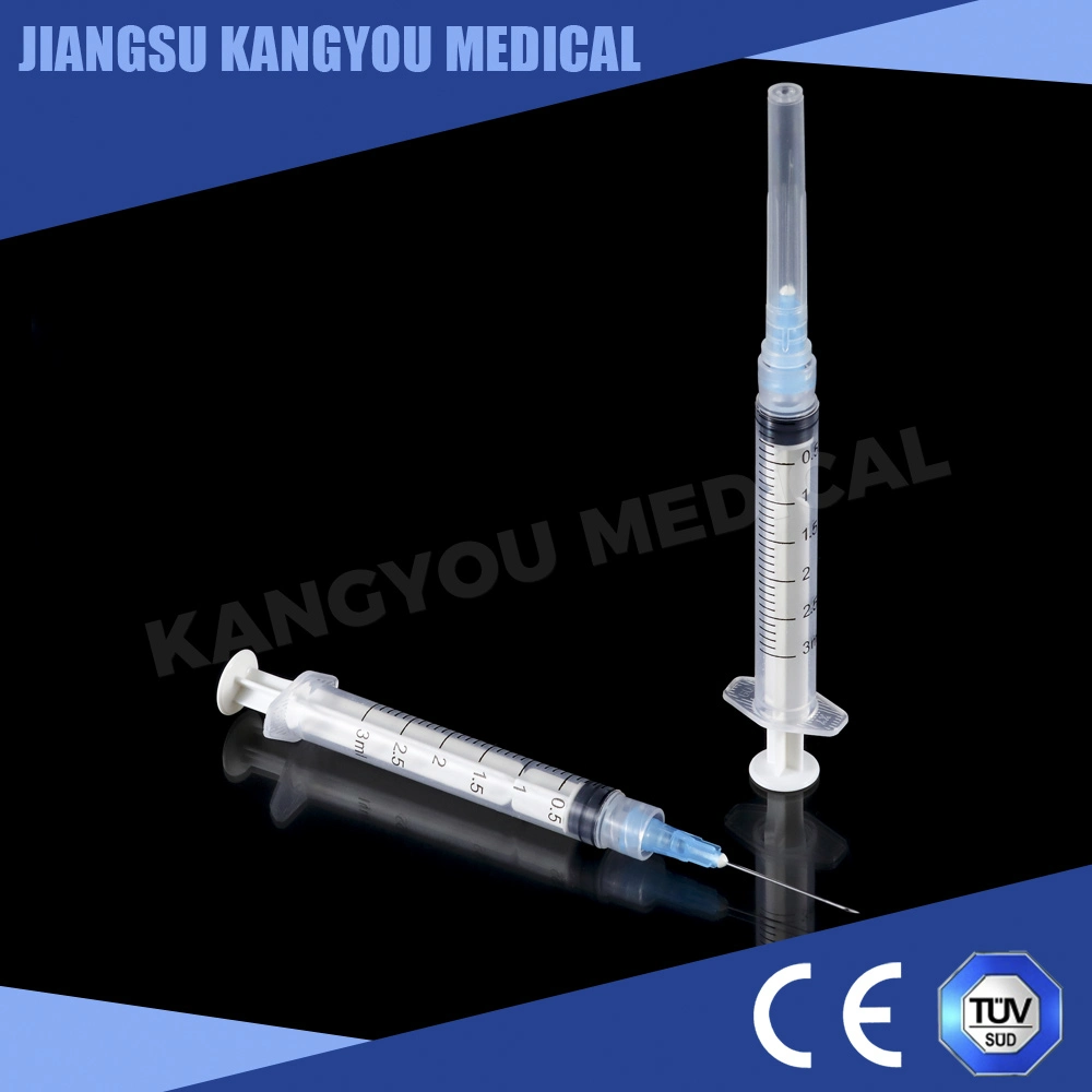 Hot Selling 3 Part Disposable Insulin Syringe with Needle