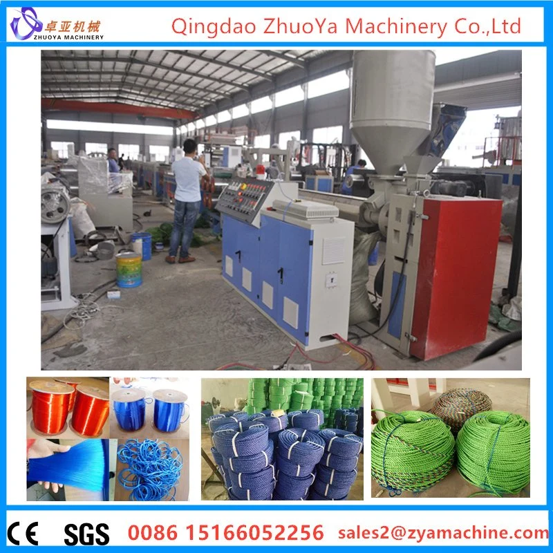 Single Screw Pet Recycle Extruder Machinery Pet Monofilament Extrusion Line