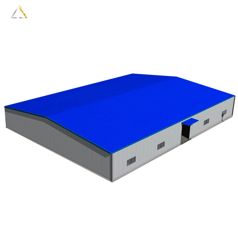 Industrial Prefabricated Quick Assembly Steel Metal Prefab Factory Building for Warehouse Workshop