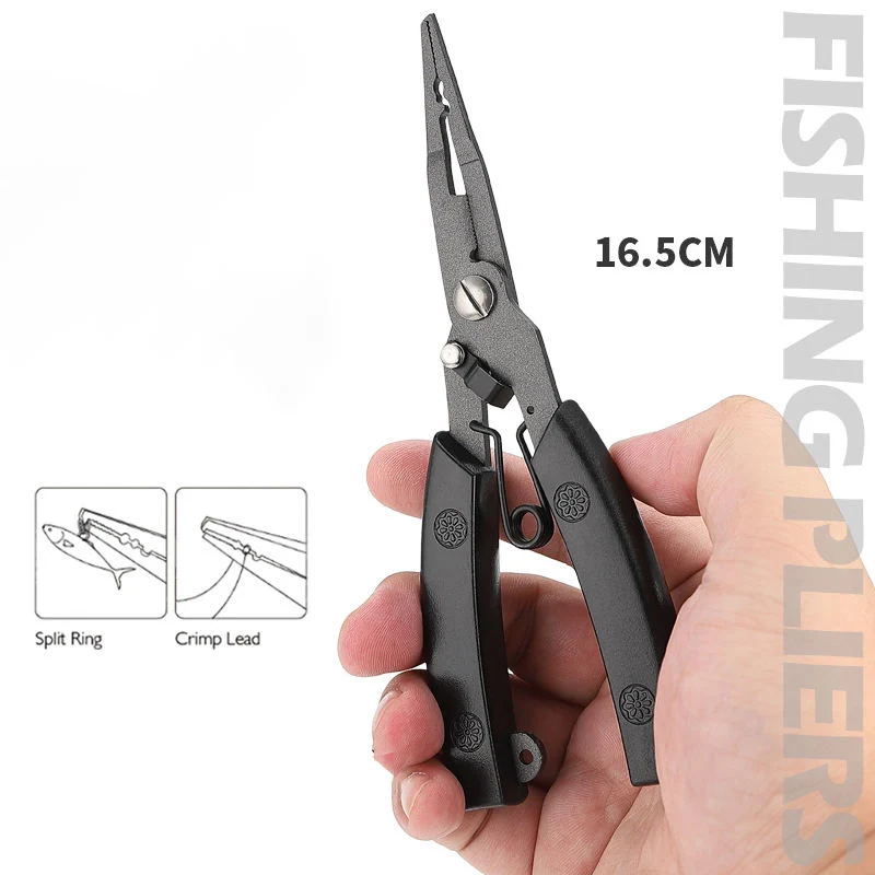 Topwin 16cm 77.8g Stainless Steel Multi-Function Fishing Plier