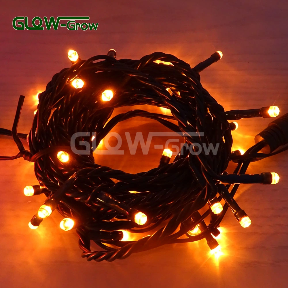 IP65 Waterproof Connectable Warm White PVC LED Fairy Christmas String Light Wedding Tree Garden Home Party Decoration with RoHS Approval