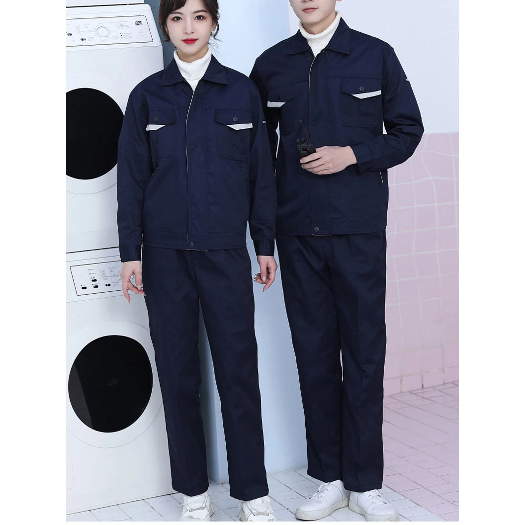 Long Sleeve Overalls Moisture Absorption and Perspiration Suit Factory Workshop Work Suit Custom Logo