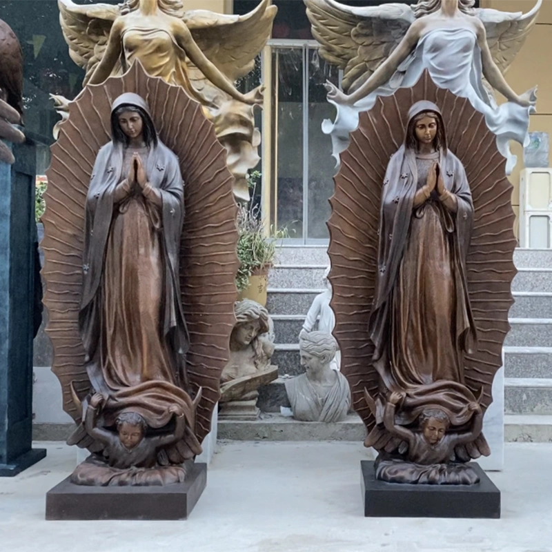 Jardin extérieur statue de bronze statue de Jésus la décoration des églises Sacré Coeur de Jésus Statue