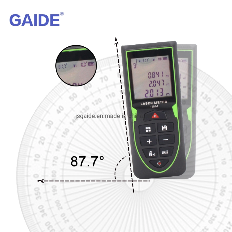 70m Digital de diseño nuevo láser verde de metro para medir la distancia de medición Instrumentos