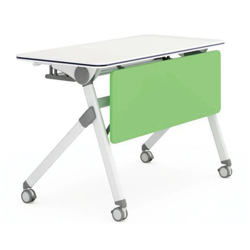 Модульный коммерческих деревянные управления профессиональной подготовки складного стола письменный стол с колеса