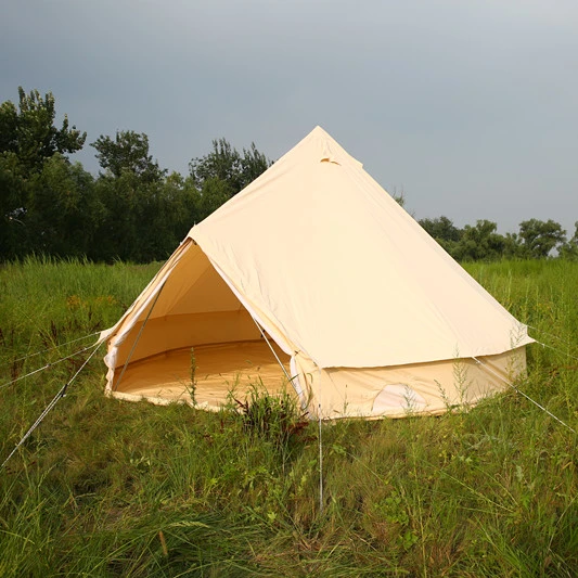 Glamping tente de camping de luxe de la famille Bell tente en toile de coton