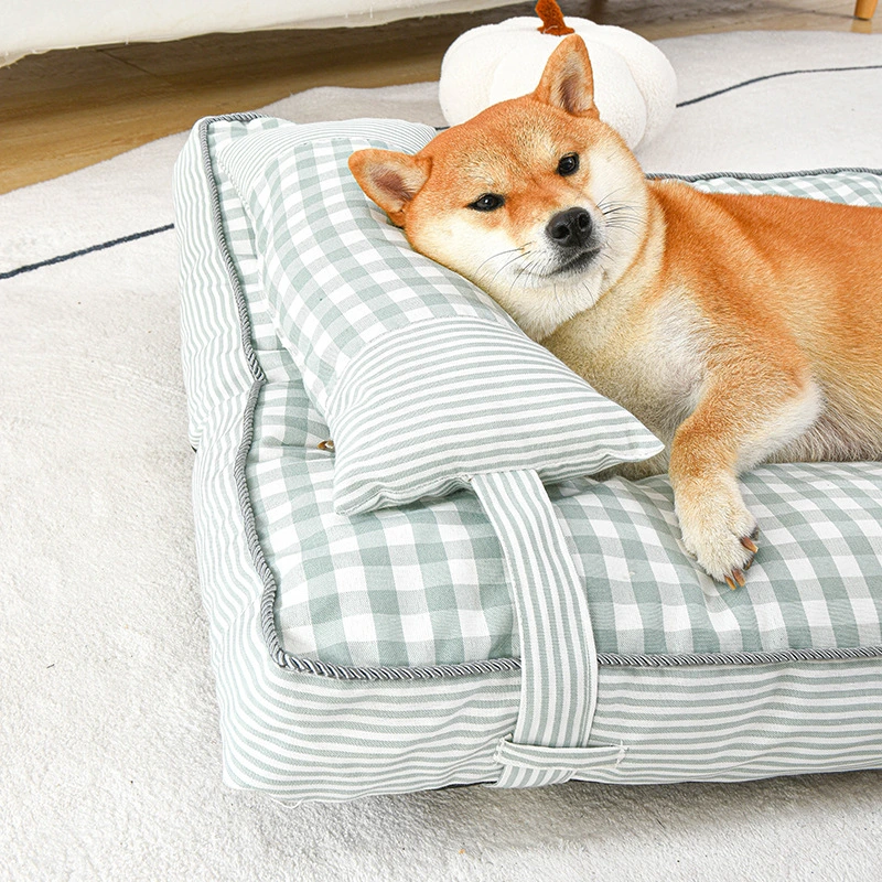 Hot Sell Durable Cozy Rectangle Sleeping Sofa Pet Bed