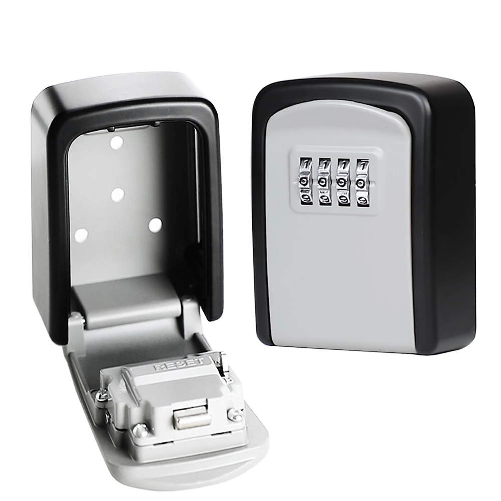 Mini Small Outdoor One Key Combination Digital Metal Safe Storage Security Lockbox