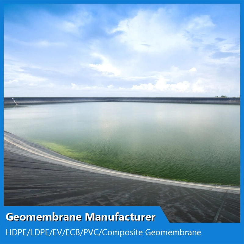 الصين HDPE Geomembane المصنعين لغرس الحدائق / البحيرات الصناعية / الأنهار / الخزانات / بركة بوت من لعبة غولف Cours/Slope Protection (حماية الملاعب/