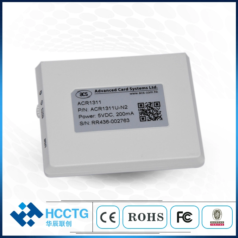 Mini-lecteur de carte sans contact RFID mobile Smart Bluetooth mPOS Android (ACR1311U-N2)