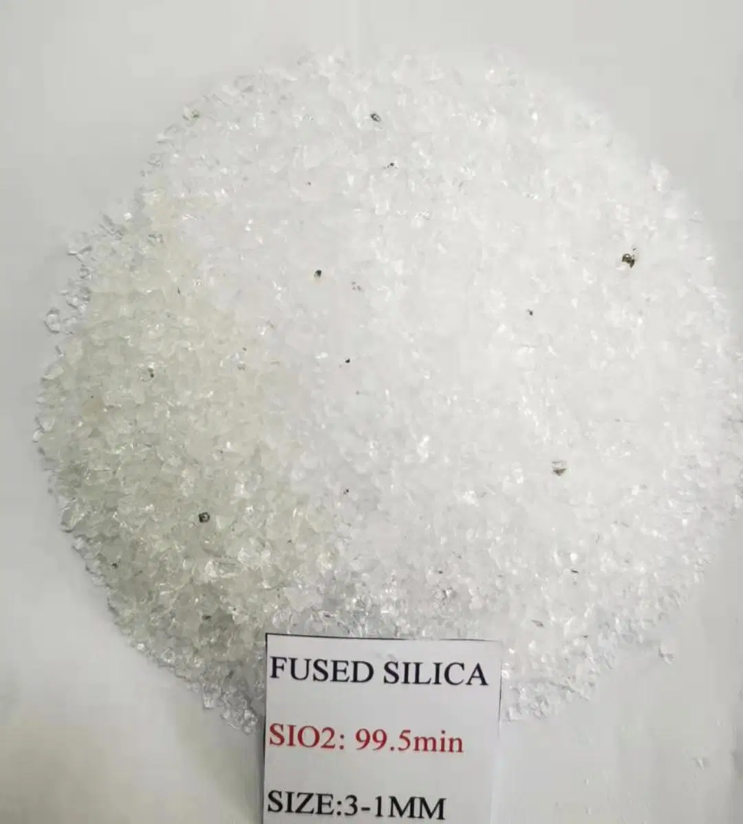 B Grade 3-1mm Fused Silica Sand for Fine Casting