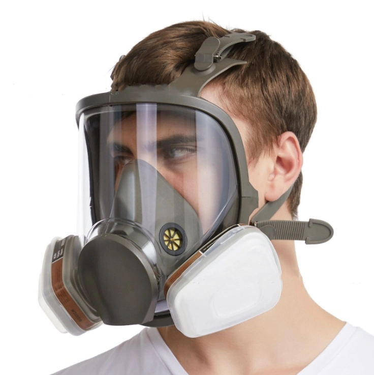 Ce Certified Rubber Industry Full Face Gas Mask