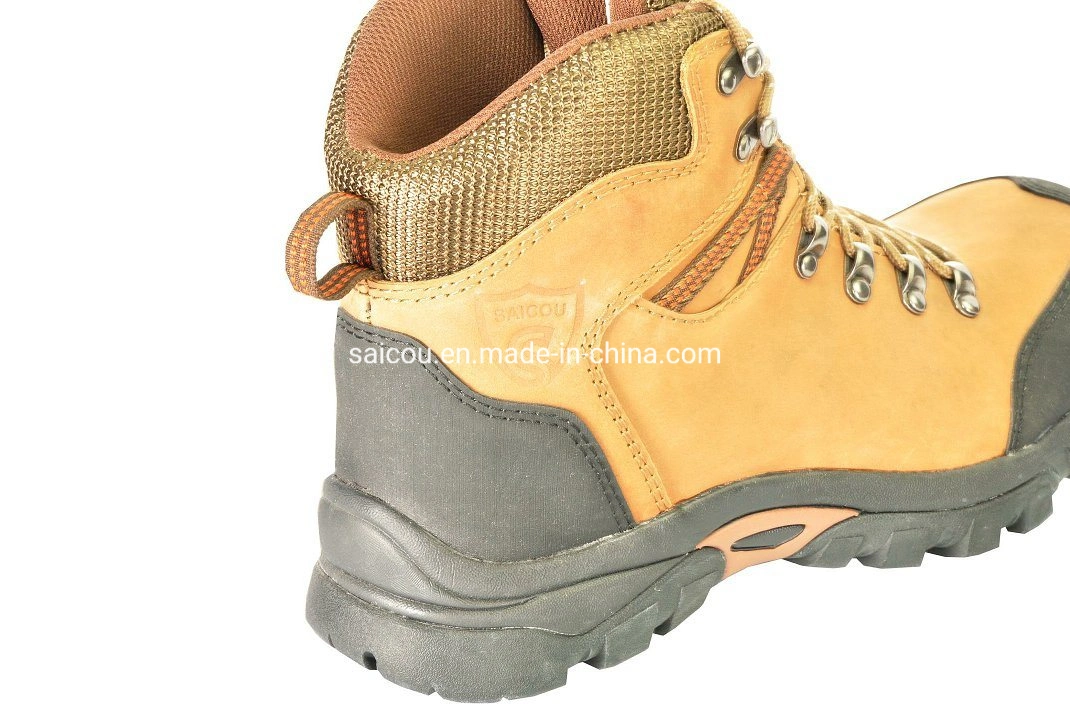 China Sapatos de biqueira de aço de alta qualidade e conforto para caminhadas e botas de trabalho para homens.