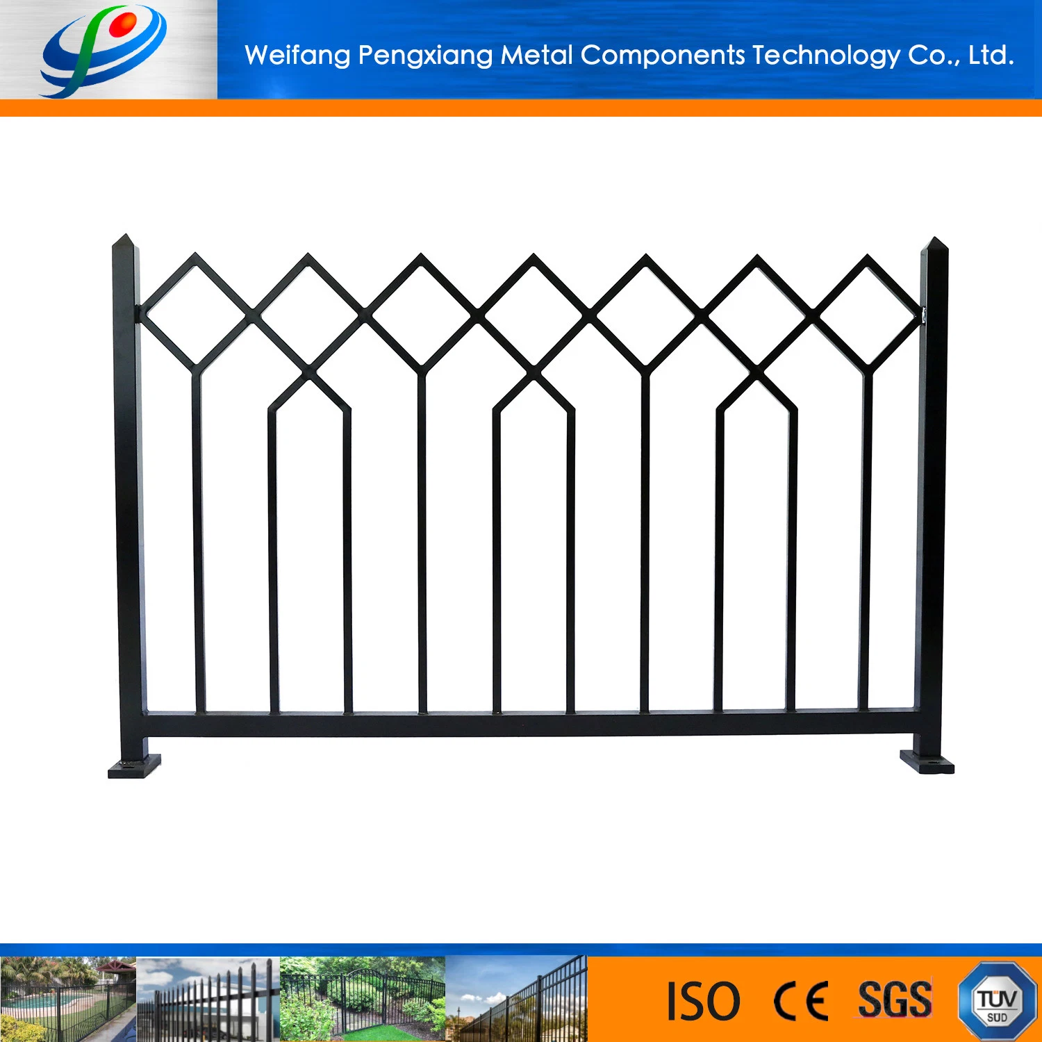 Aluminum / Steel Balcony and Stair Safety Fence Design