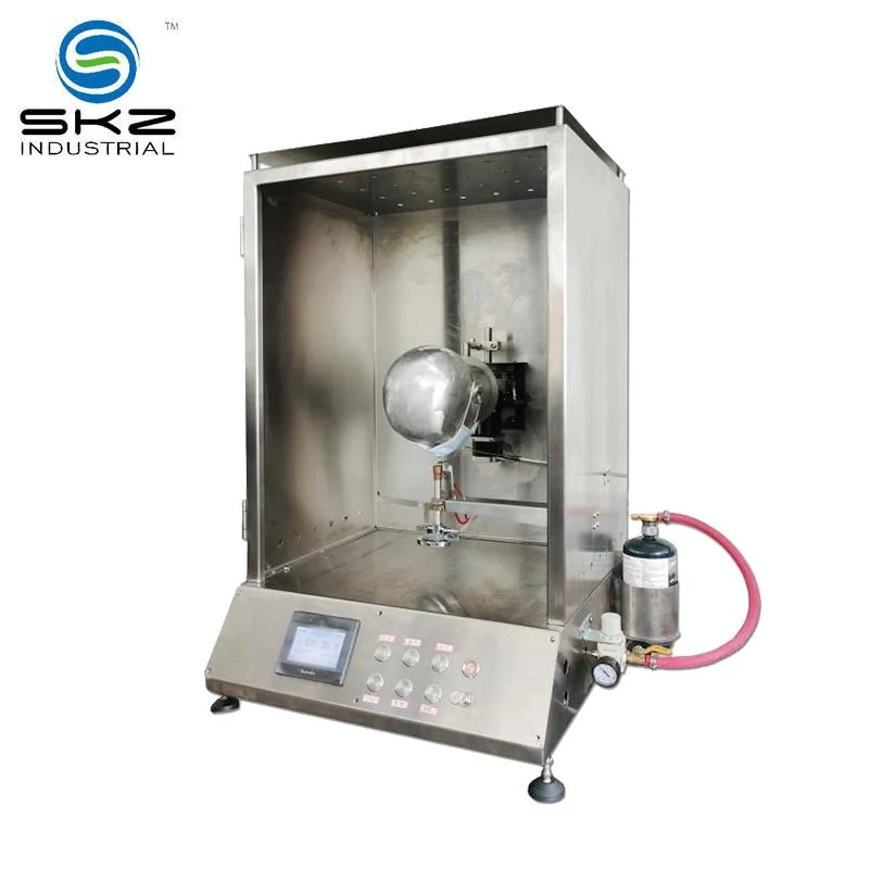 Skz180f Mask Flame Retardant Performance Tester Yy 0469-2011 Burning Performance Testing Machine (circumferential method)