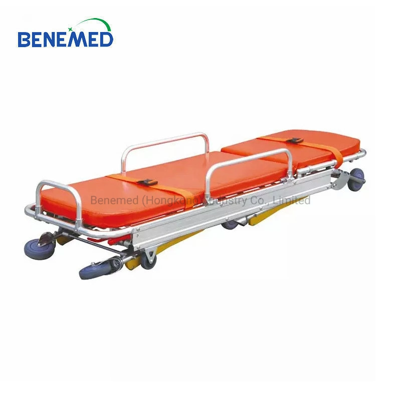 Chariot de brancard réglable pliable pour patient mobilier d'hôpital pour ambulance