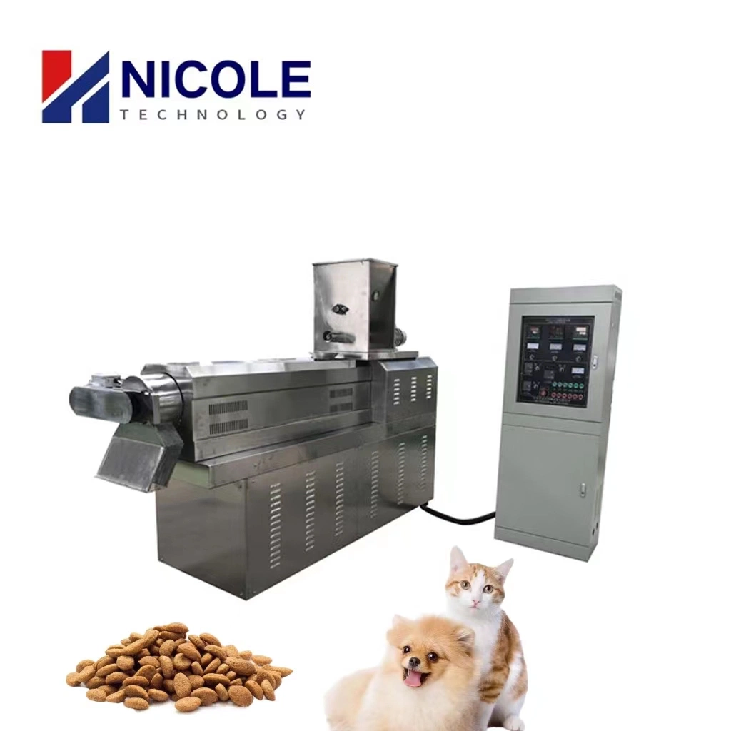 Automatische Tierfutter Pellet Extrusion Haustier Katze Hund Lebensmittel Herstellung Verarbeitungsmaschine