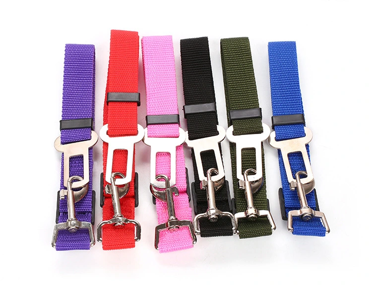 Adjustable Pet Dog Seat Belt Durable Pet Dog Cats Car Vehicle Seatbelt