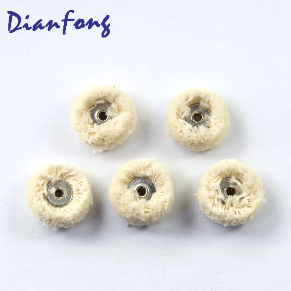 03t22 22mm Dental Laboratory Rotary Polishing Brush Cotton Yarn Buff