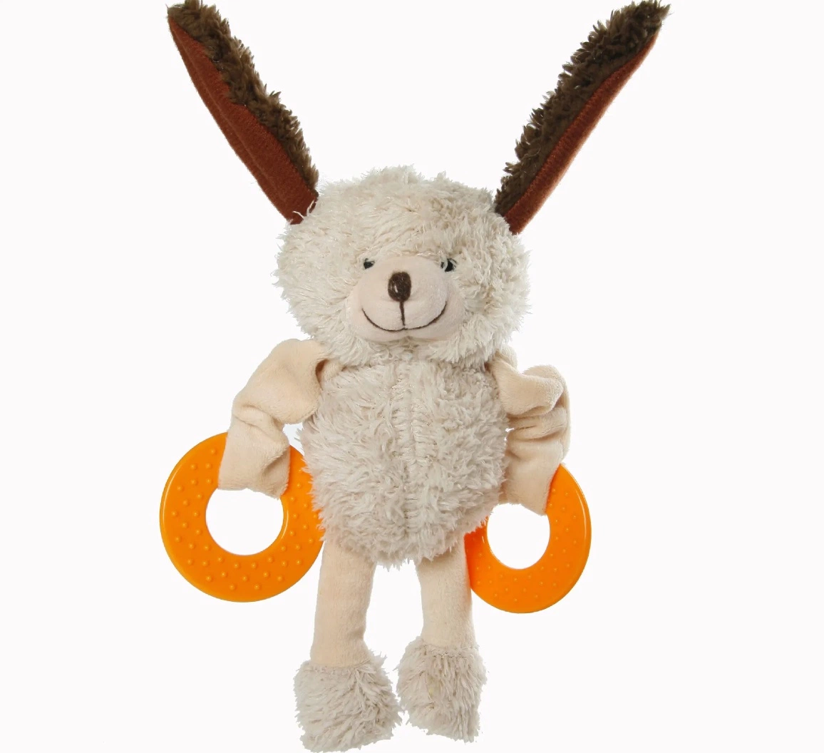 Factory Direct Sales of Plush Animal Shape with Handle Pet Toy