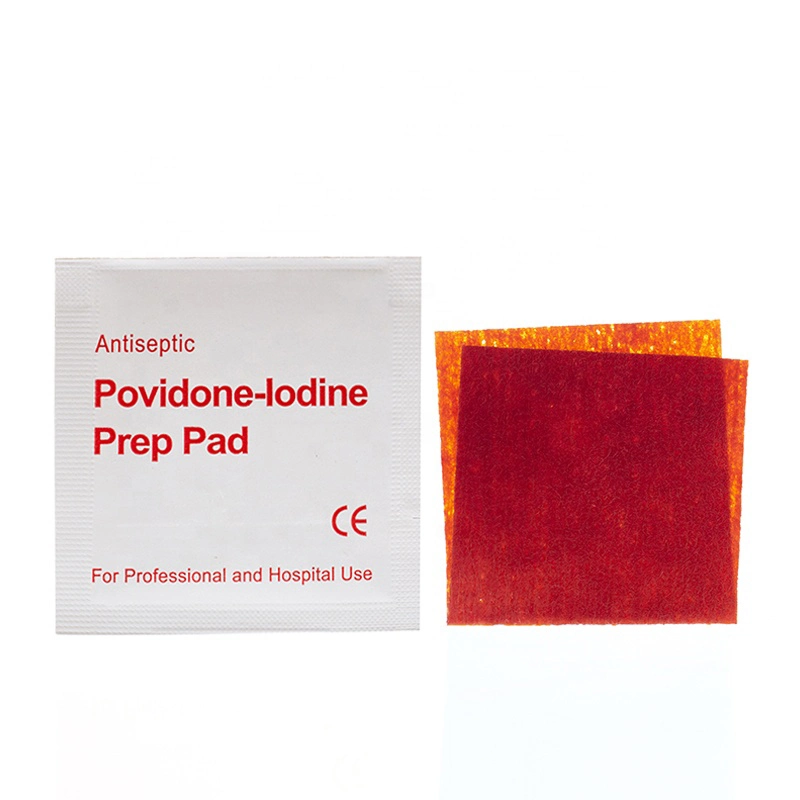 Promoção preço de fábrica instrumento médico não Woven Povidone - Iodine Prep Pad