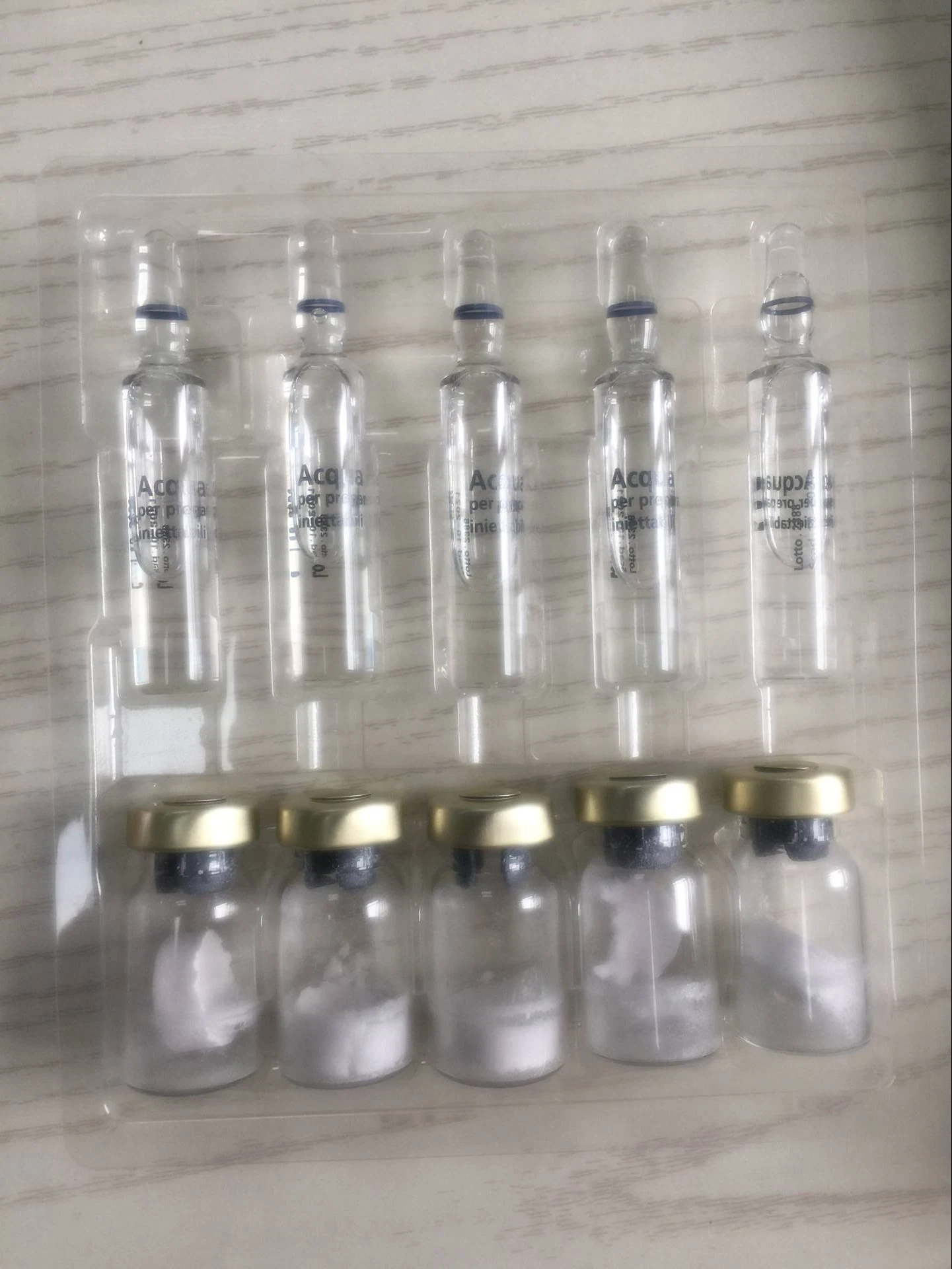 Glutathione Powder for Injection 600mg 2.4G with GMP, OEM