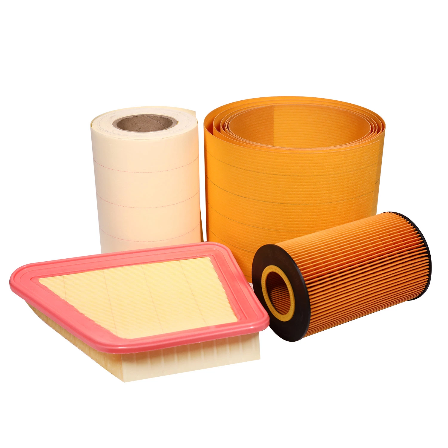 High Efficiency Custom Color Wood Pulp Automotive Heavy Duty Eco Air Filter Paper