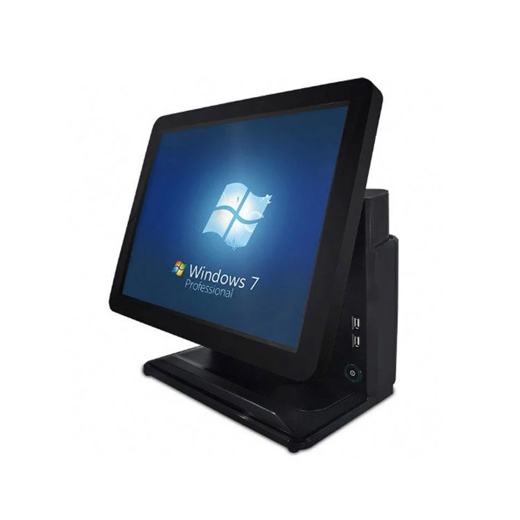 15,6 Zoll Dual-Screen Capacitive Touch USB VGA 1024 * 768 LED-Display POS-Terminal