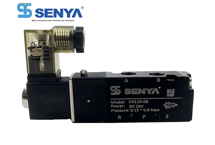 Senya Pneumatic Manufacturer China Supplier 4V120-06 Double Coil Control Solenoid Valve