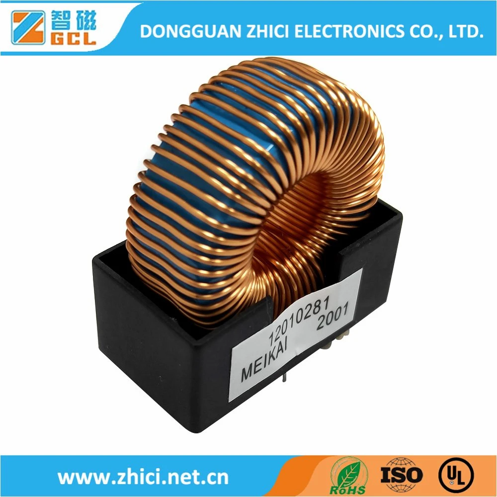 UL Toroidal totalmente compatible T28*16*13 Core Inductor de modo común para equipos de control de comunicaciones